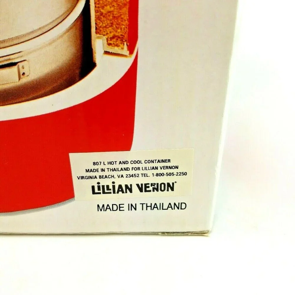 Vintage LILLIAN VERNON Hot & Cool 3 Metal Cooking Lunchbox Picnic Travel Kit